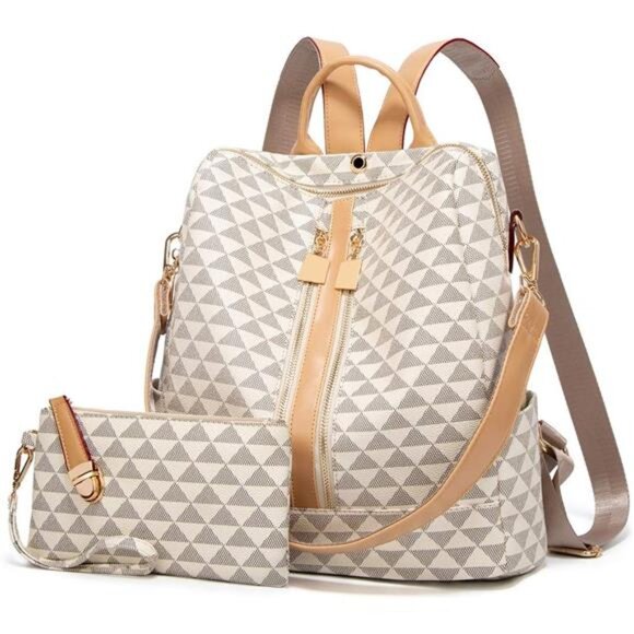 Backpack Purse for Women PU Leather Satchel Handbag Convertible Design Bag main image 7